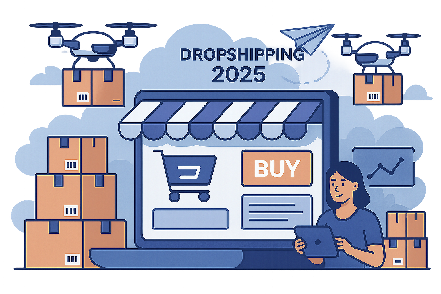 Dropshipping Illustration